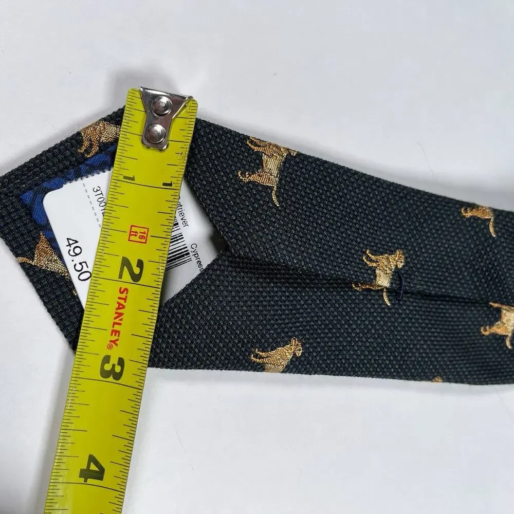 Vineyard Vines Boys Necktie Lot Whale Dog Golden Retriever Wool Silk One NWT
